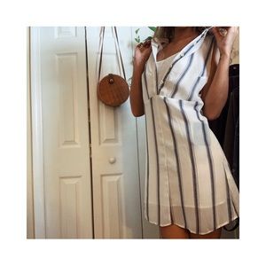 New REFORMATION stripes dress